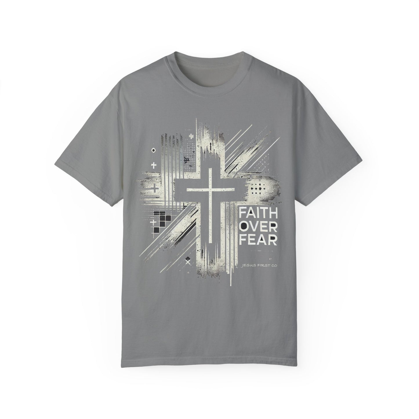 Faith Over Fear Unisex Garment-Dyed T-Shirt