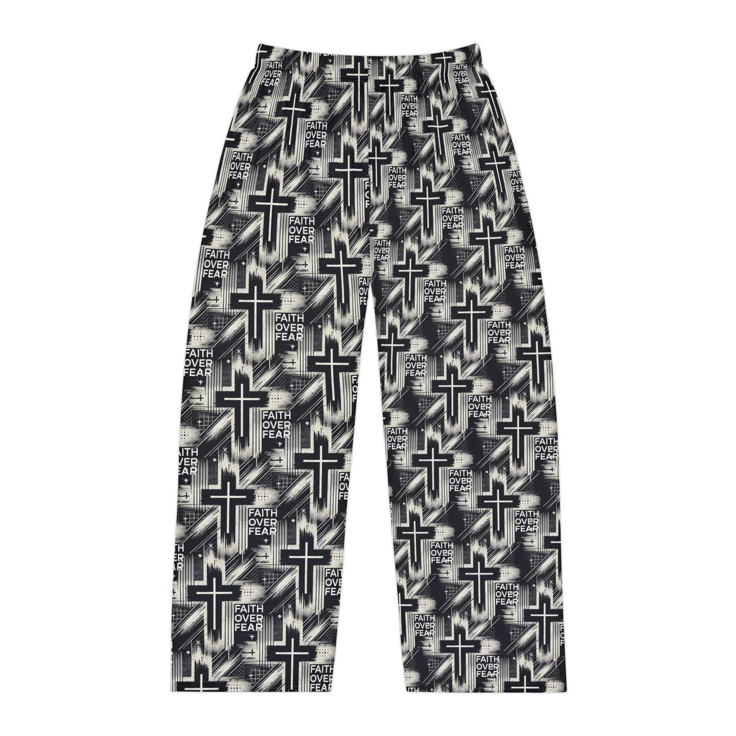 Faith Over Fear Men's Pajama Pants - 100% American Made