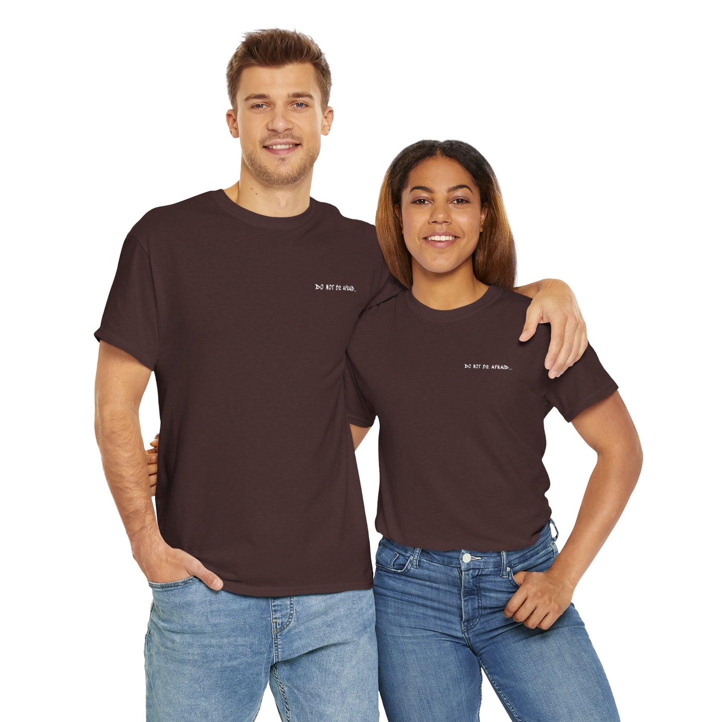 Unisex Heavy Cotton Tee - 'Do Not Be Afraid'