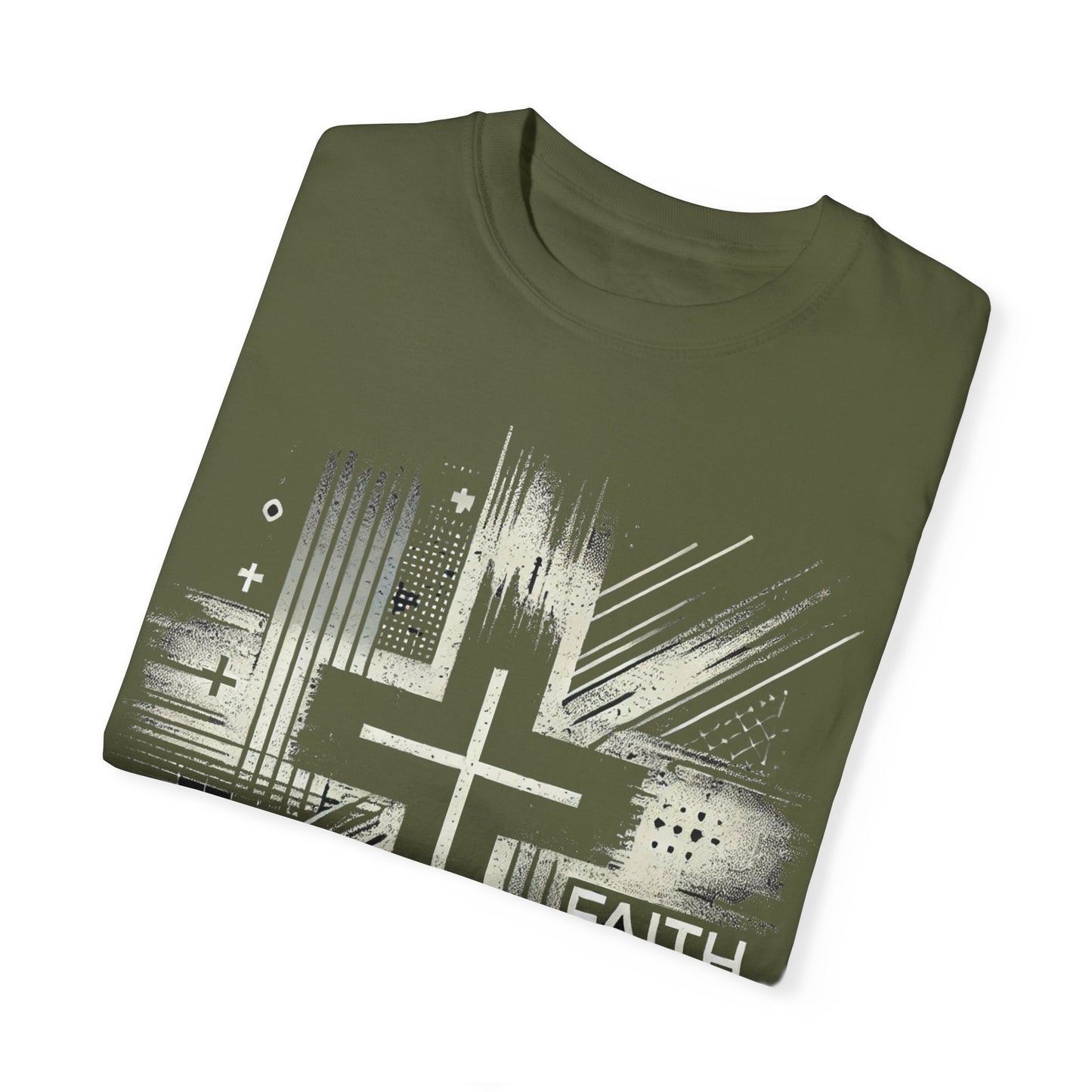 Faith Over Fear Unisex Garment-Dyed T-Shirt