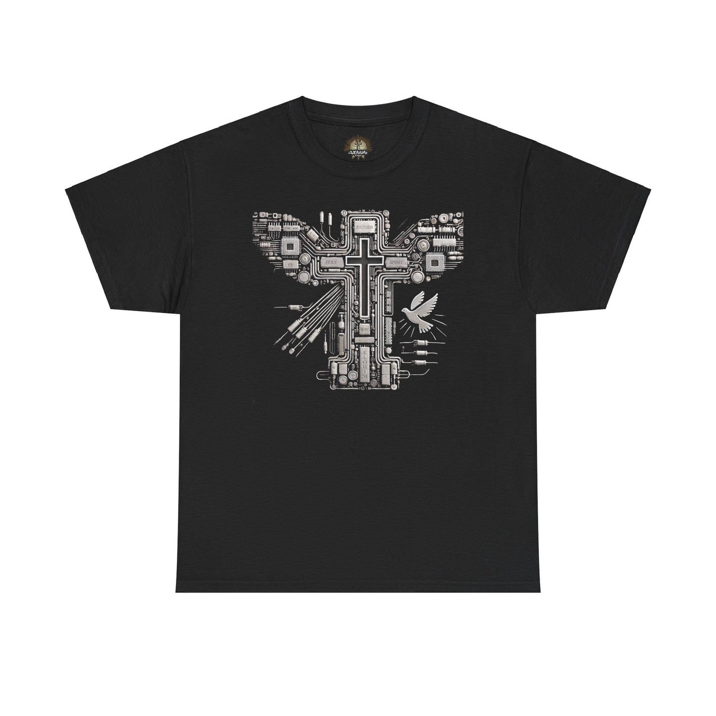Unisex Heavy Cotton Tee - Circuit Cross
