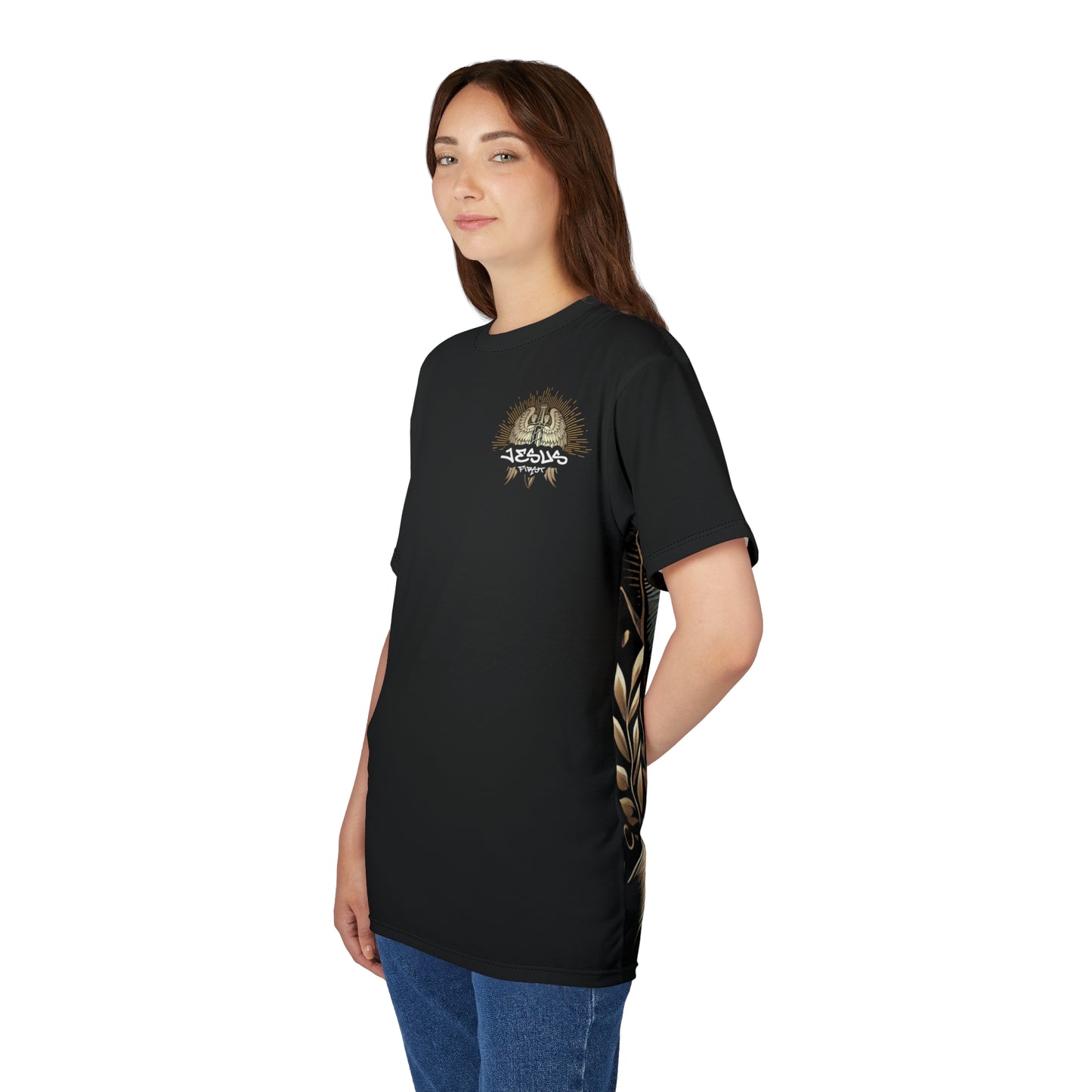 Cut & Sew Tee - Faith over fear Made in USA