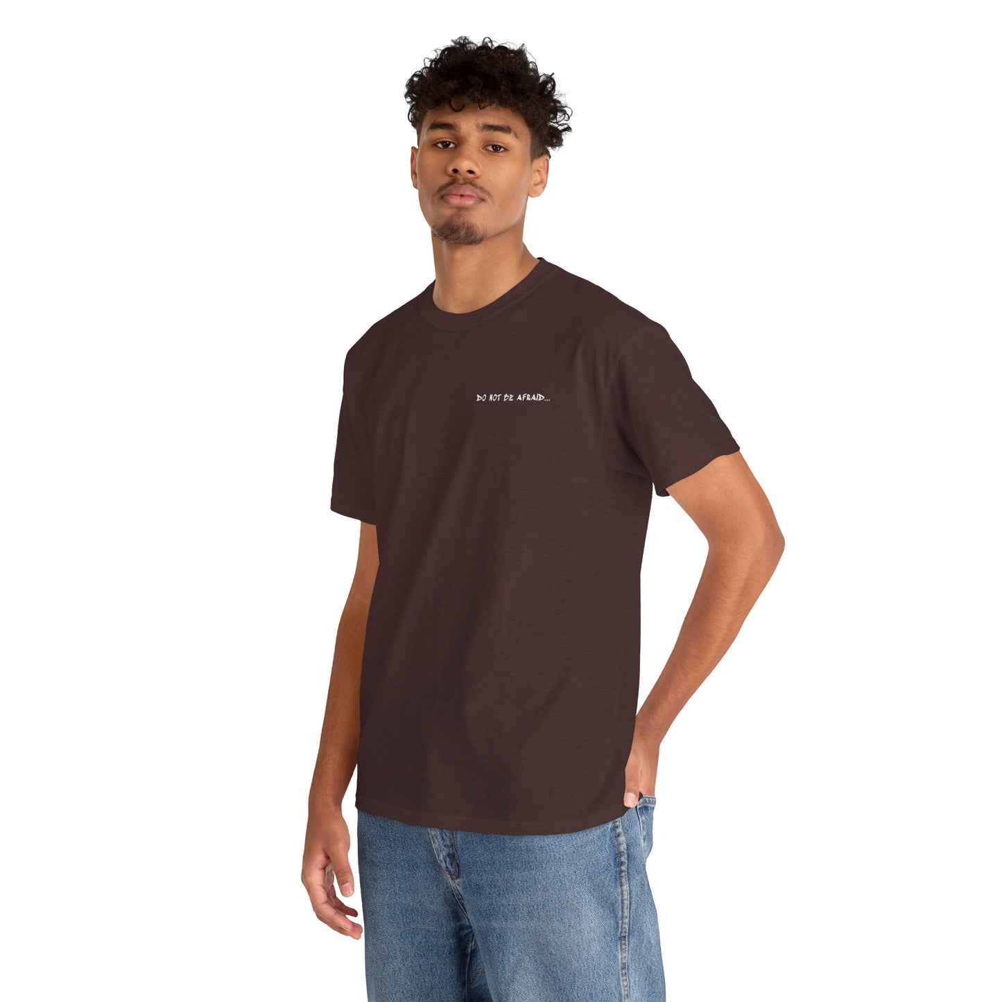 Unisex Heavy Cotton Tee - 'Do Not Be Afraid'