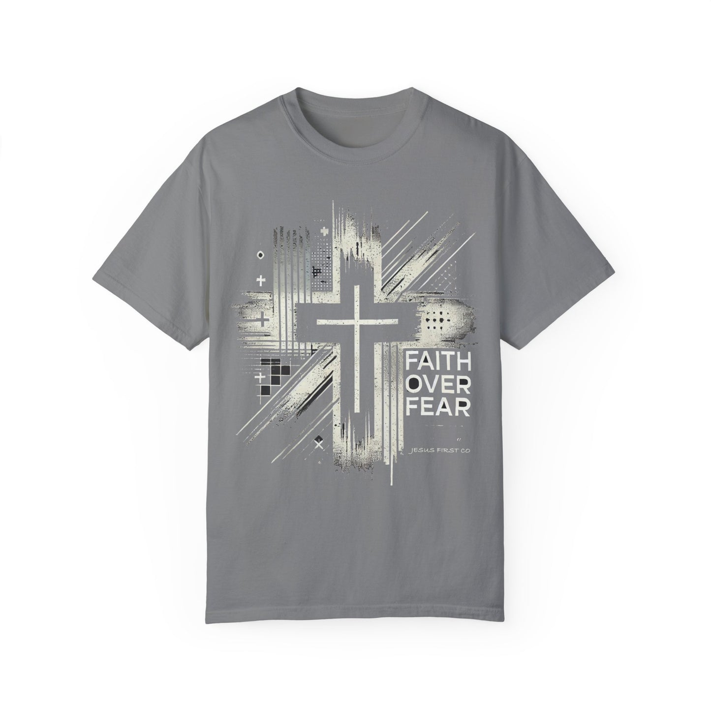 Faith Over Fear Unisex Garment-Dyed T-Shirt