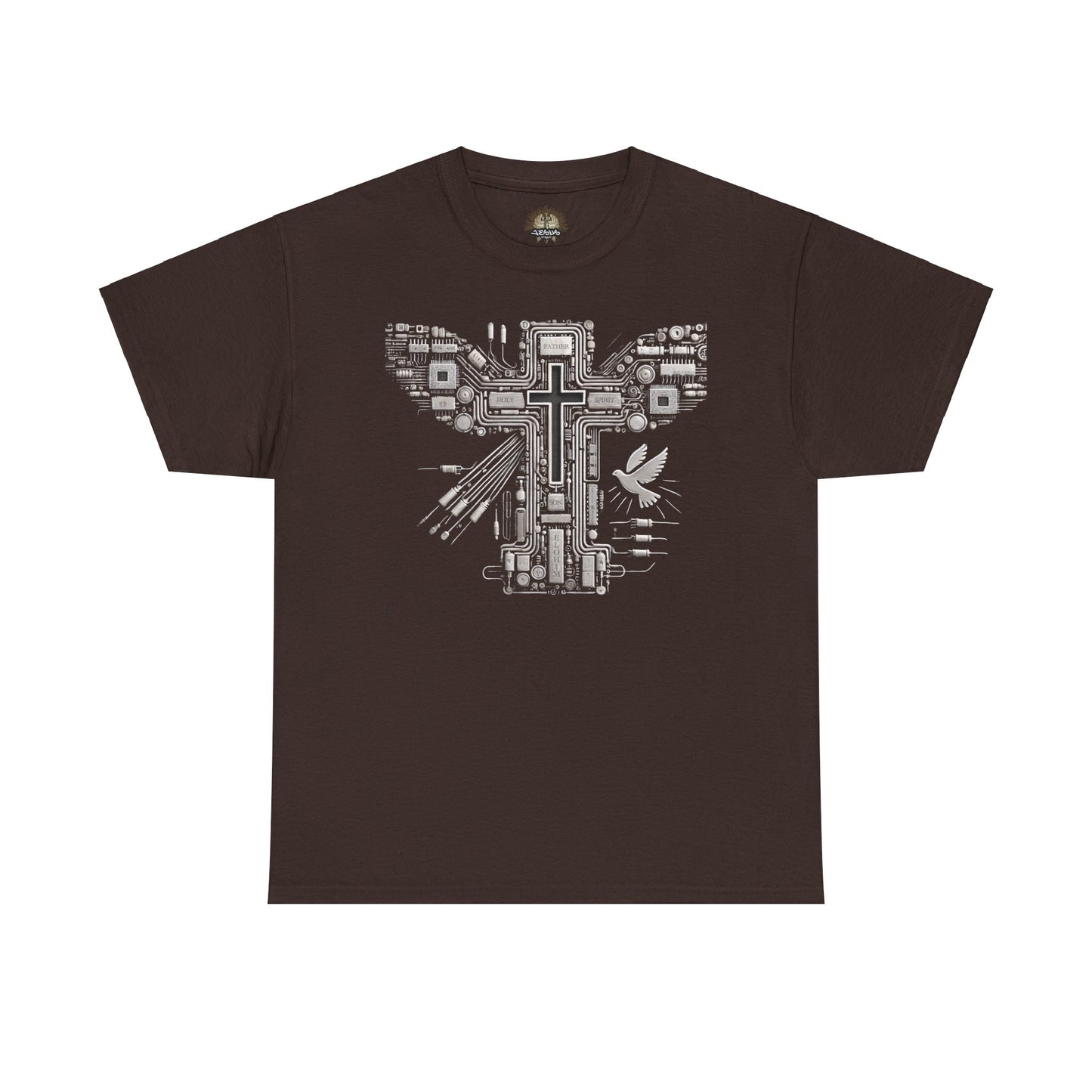 Unisex Heavy Cotton Tee - Circuit Cross