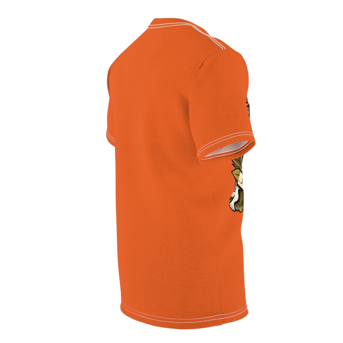 Faith Over Fear Cut & Sew Tee - Colorful Religious Graphic T-Shirt