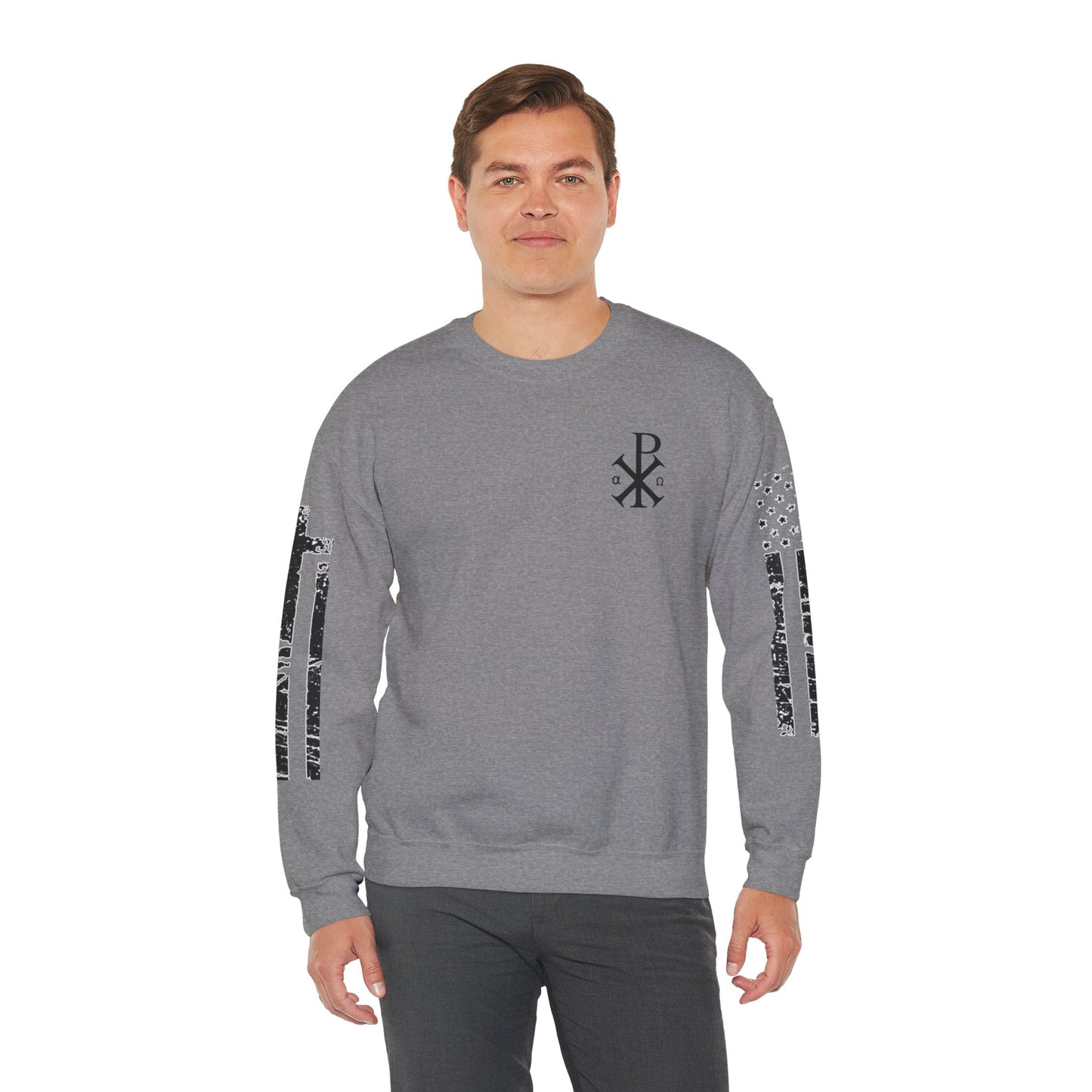 Faith & Freedom Heavy Blend Crewneck Sweatshirt