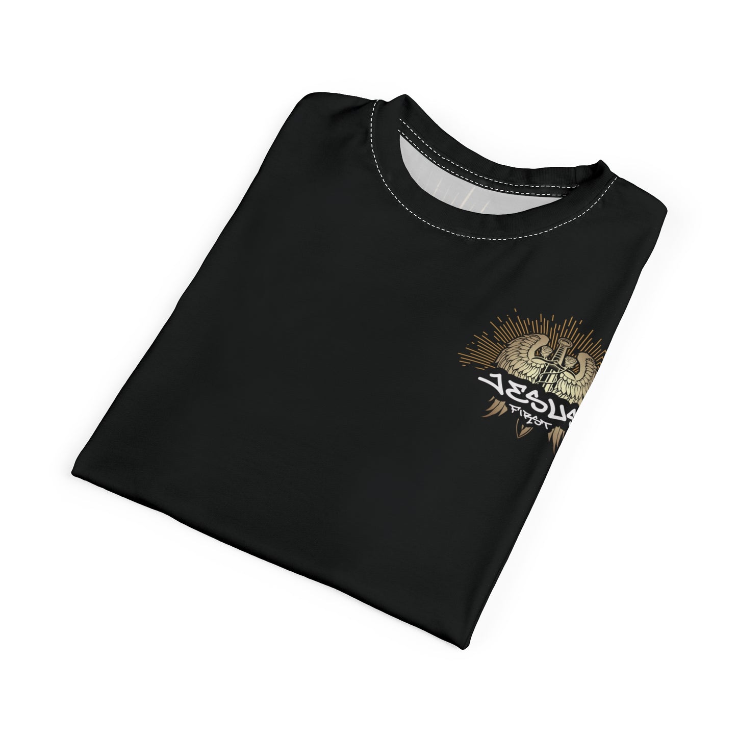 Cut & Sew Tee - Faith over fear Made in USA