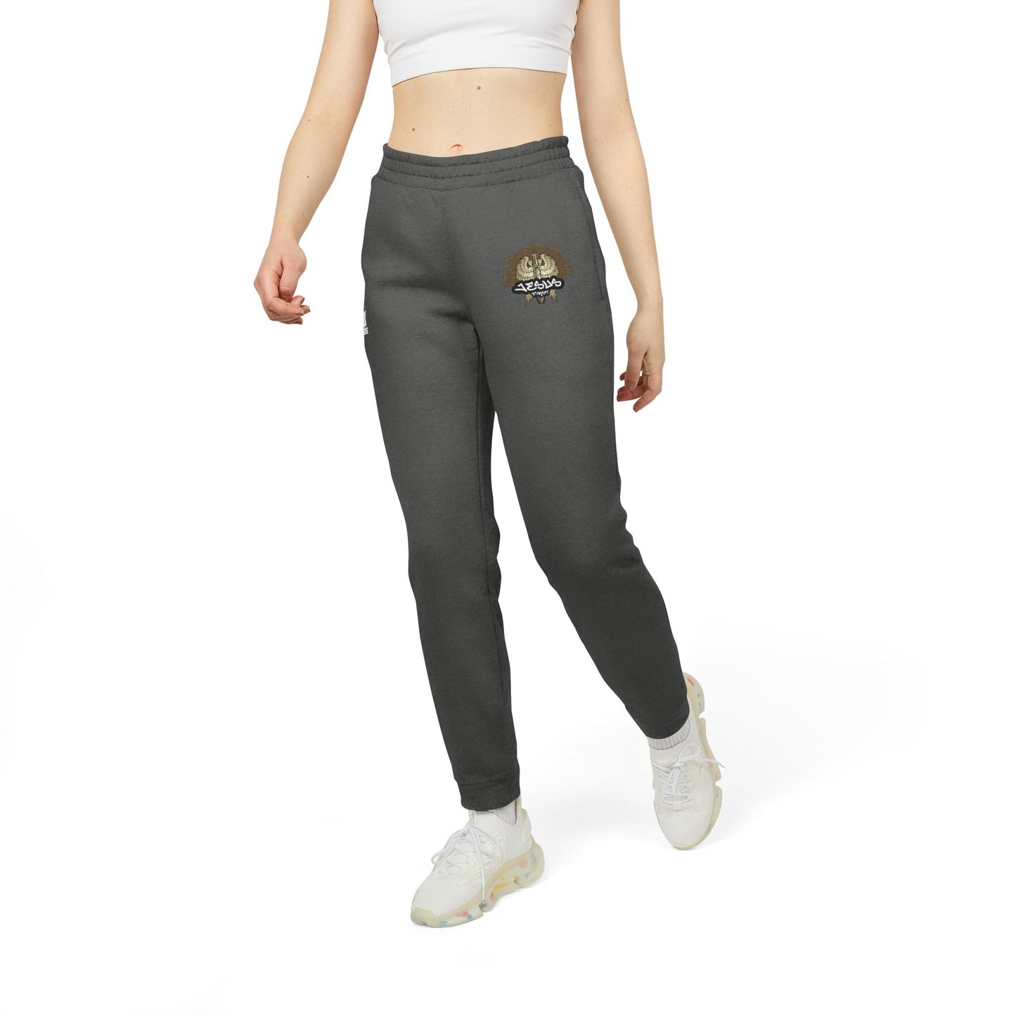 Cozy Adidas Unisex Fleece Joggers with Unique Design