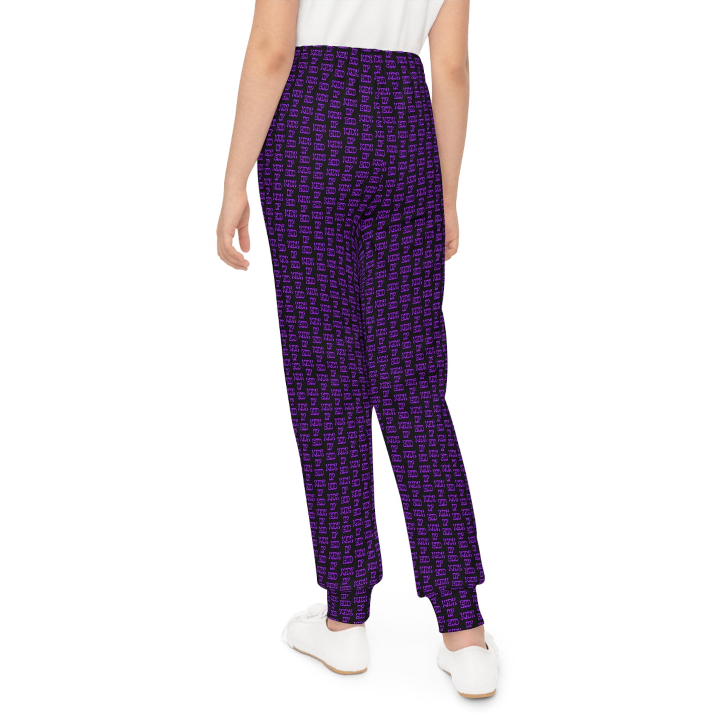 Trendy Youth Joggers in Purple - Stylish & Comfortable Activewear for Kids