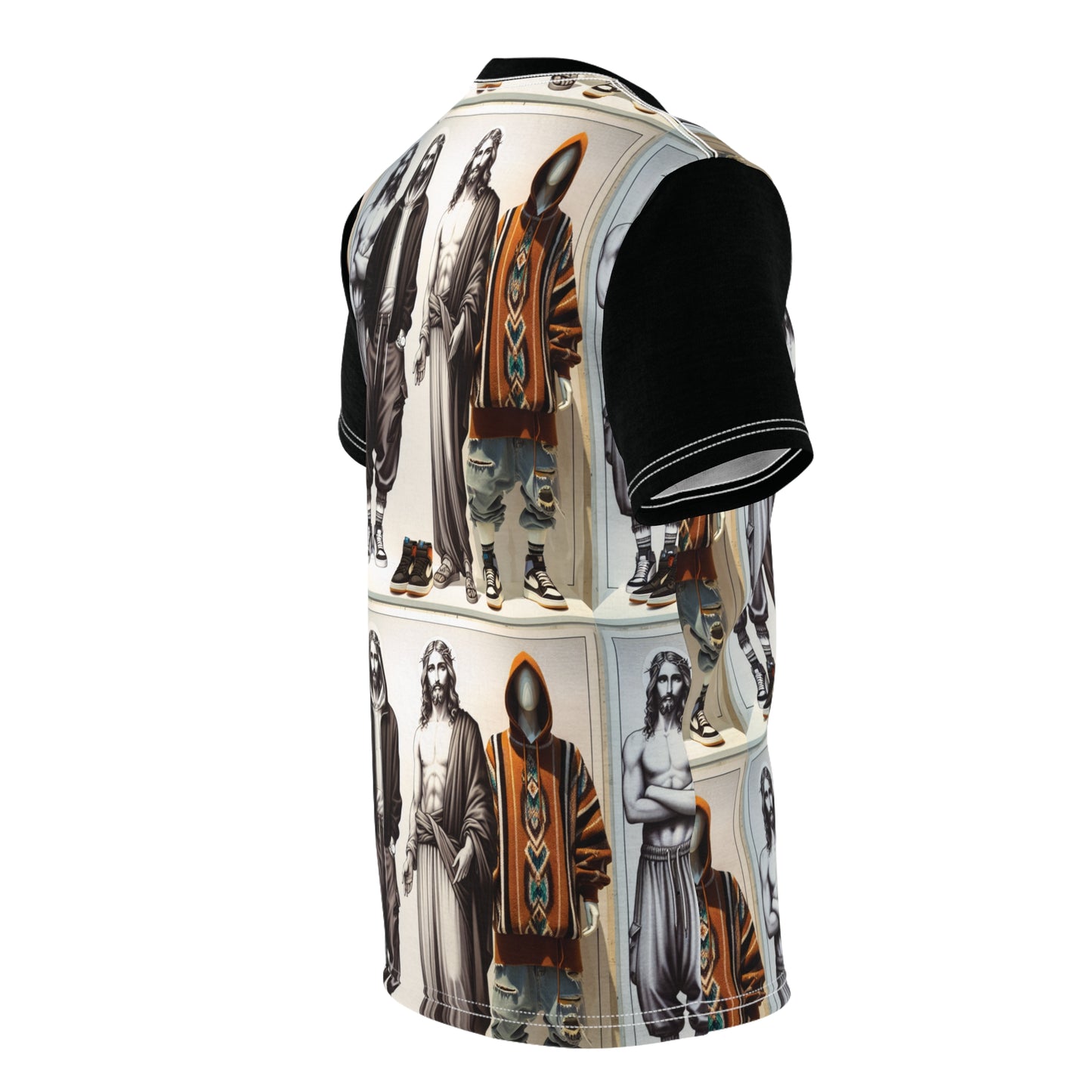 Street Jesus Unisex Cut & Sew Tee - Unique Graphic Design for Trendsetters