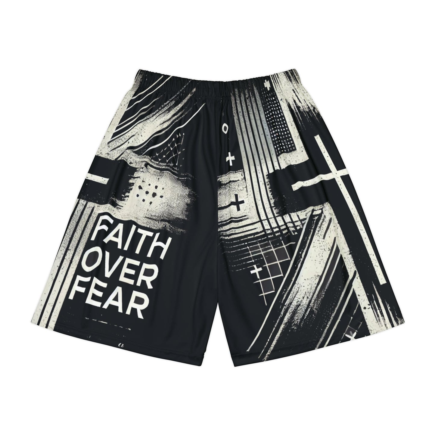 Men’s Faith Over Fear Sports Shorts | 100% American Made