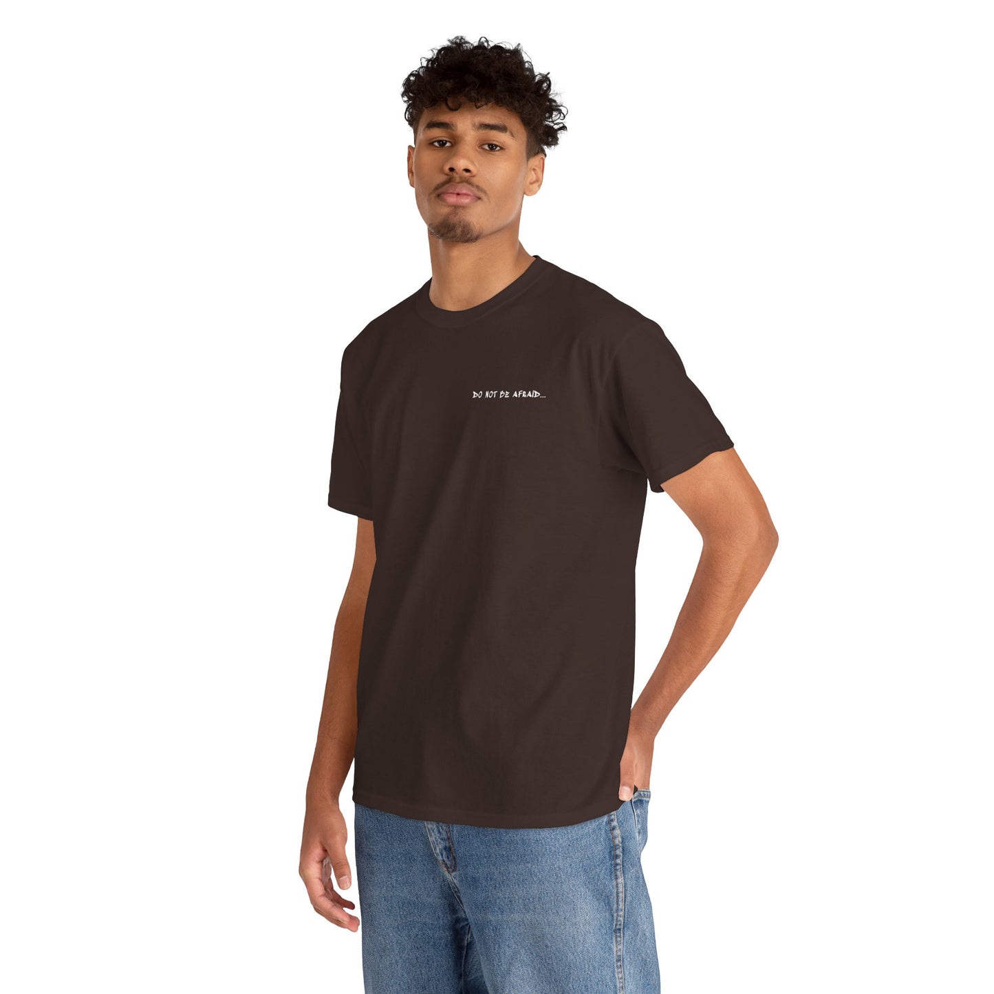 Unisex Heavy Cotton Tee - 'Do Not Be Afraid'