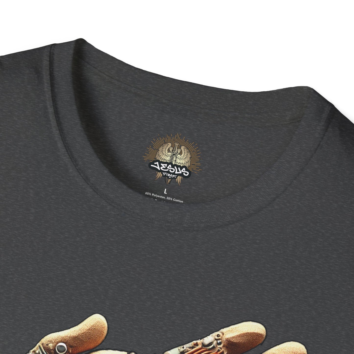 Vintage Robotic Hand Dollar Sign Unisex Softstyle T-Shirt