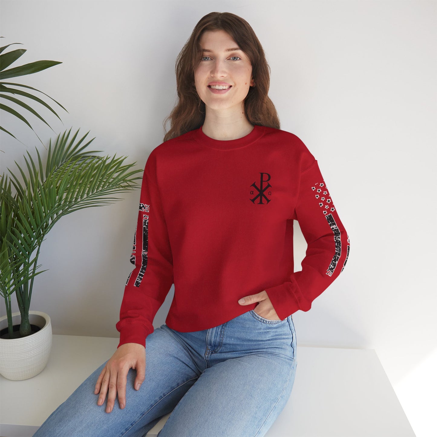 Faith & Freedom Heavy Blend Crewneck Sweatshirt