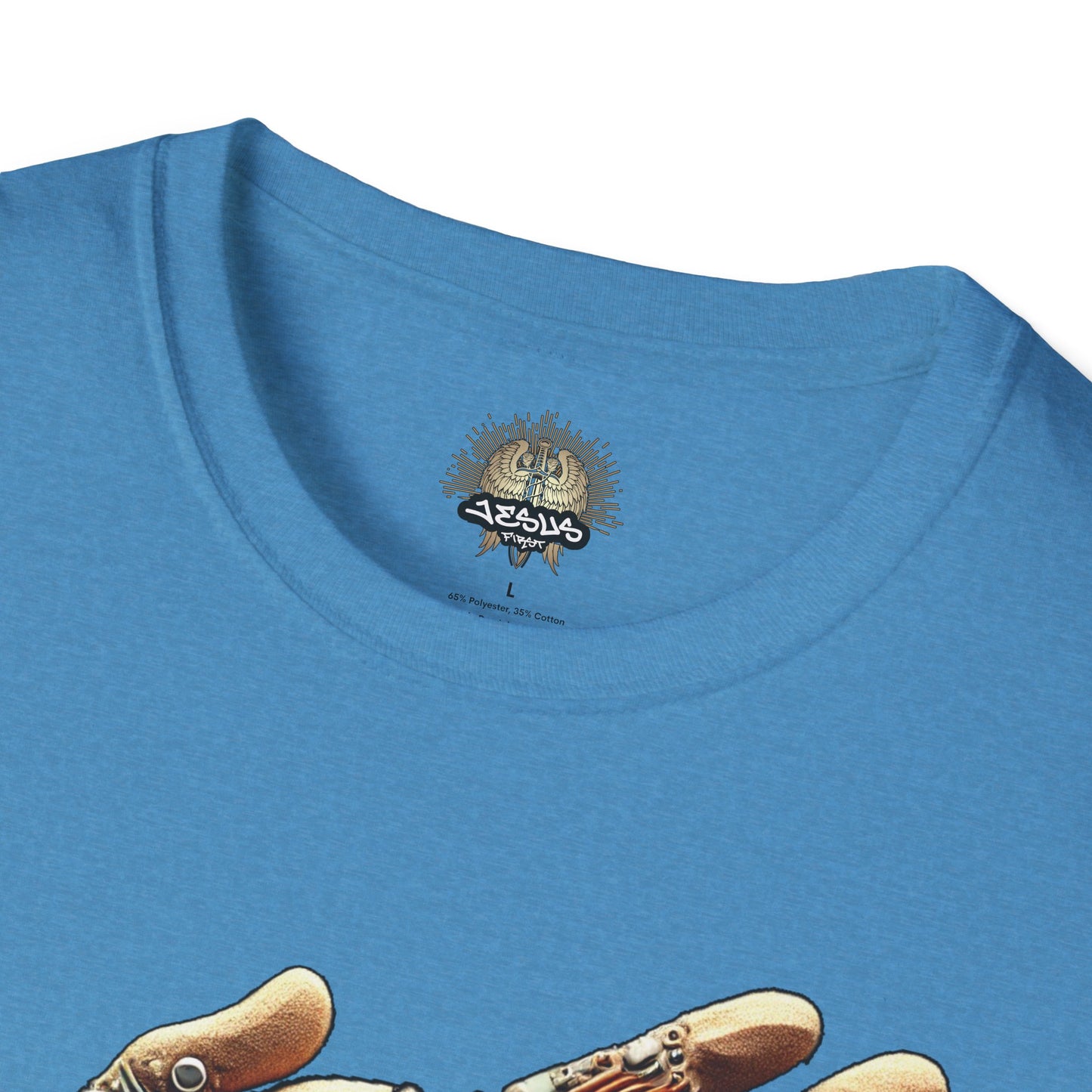 Vintage Robotic Hand Dollar Sign Unisex Softstyle T-Shirt