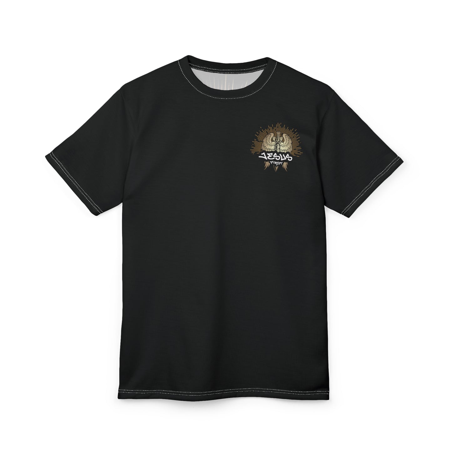 Cut & Sew Tee - Faith over fear Made in USA