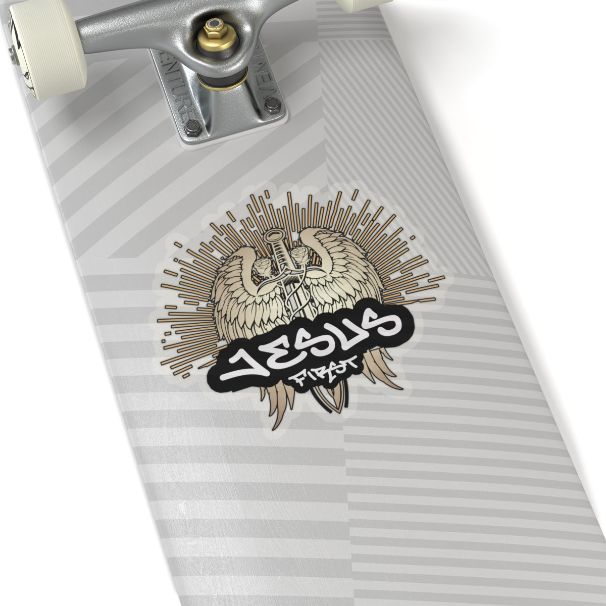 Jesus First Sticker | Faith-Inspired Vinyl Decals for Personalization
