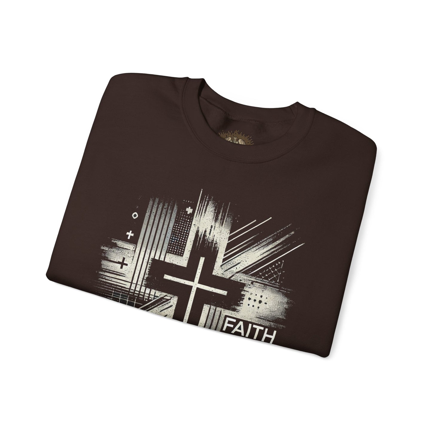 Jesus Graphic Crewneck Sweatshirt for Faith Enthusiasts