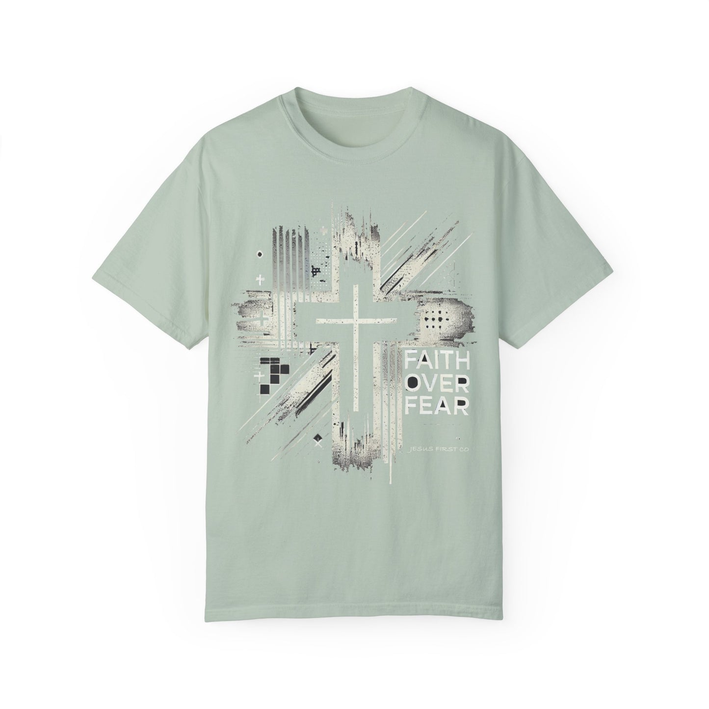 Faith Over Fear Unisex Garment-Dyed T-Shirt