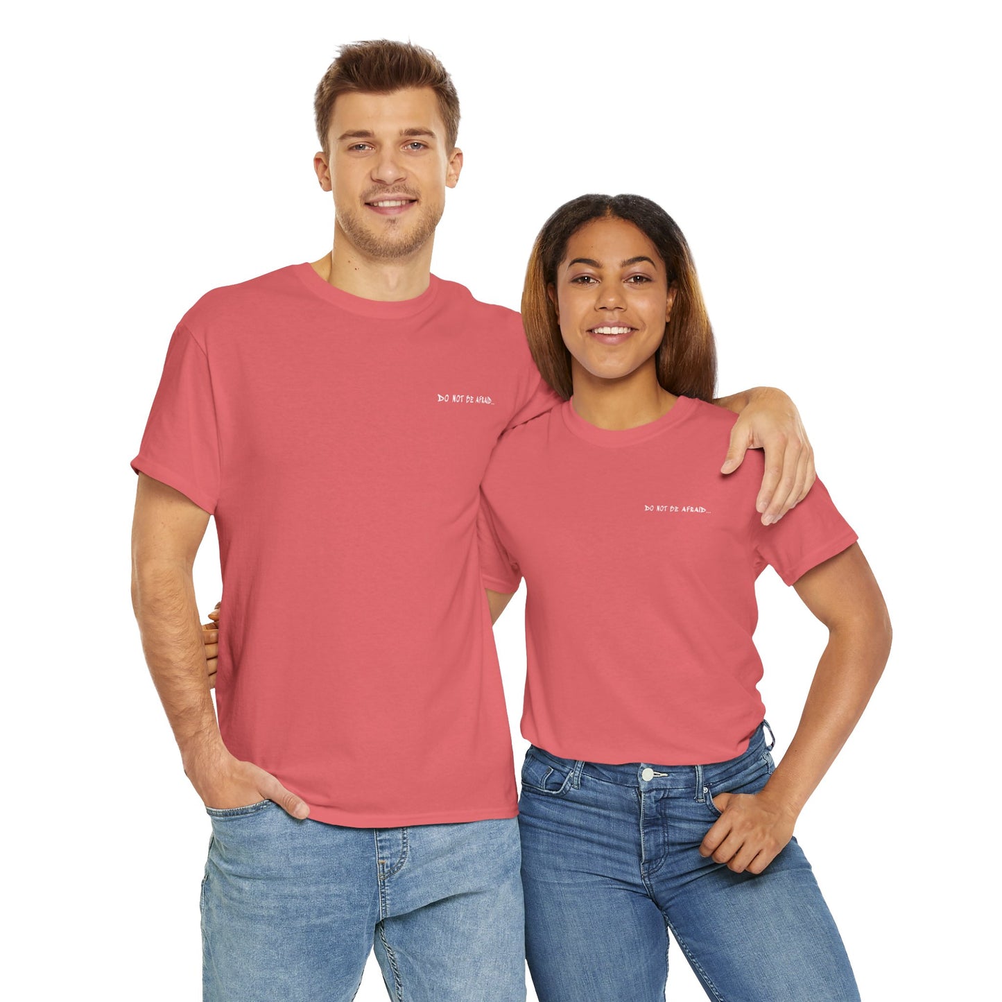 Unisex Heavy Cotton Tee - 'Do Not Be Afraid'