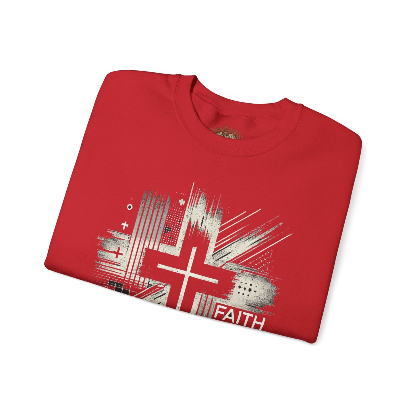 Jesus Graphic Crewneck Sweatshirt for Faith Enthusiasts