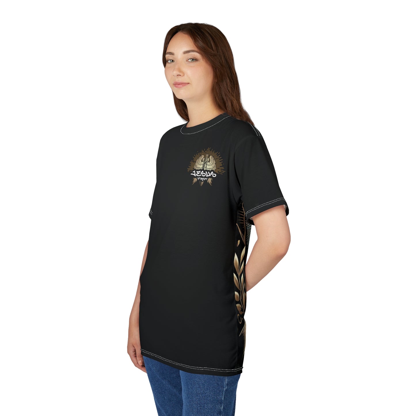 Cut & Sew Tee - Faith over fear Made in USA