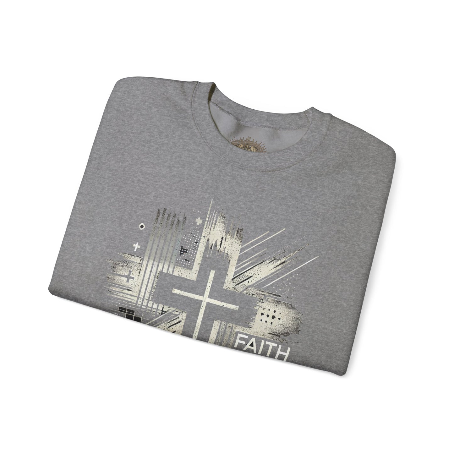 Jesus Graphic Crewneck Sweatshirt for Faith Enthusiasts