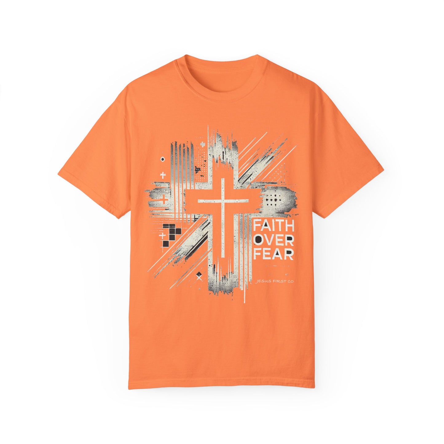 Faith Over Fear Unisex Garment-Dyed T-Shirt