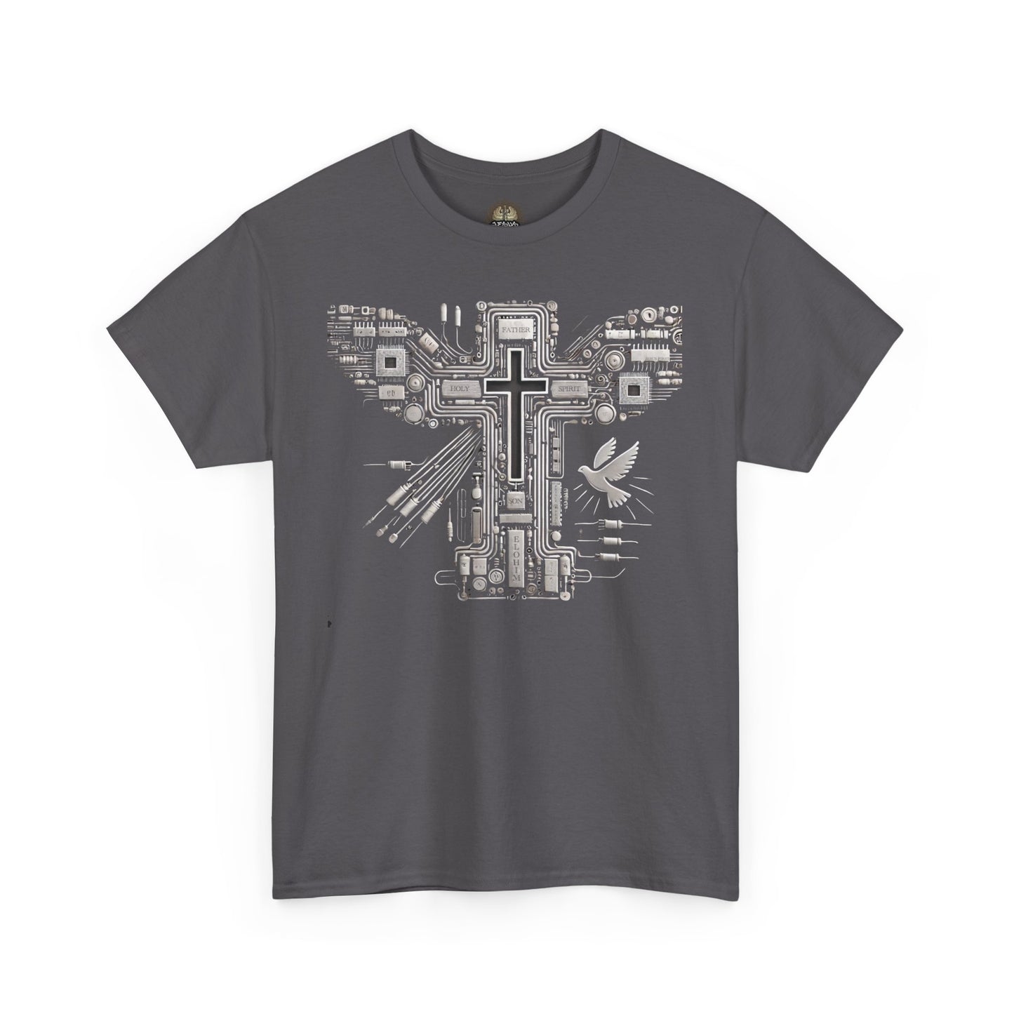 Unisex Heavy Cotton Tee - Circuit Cross