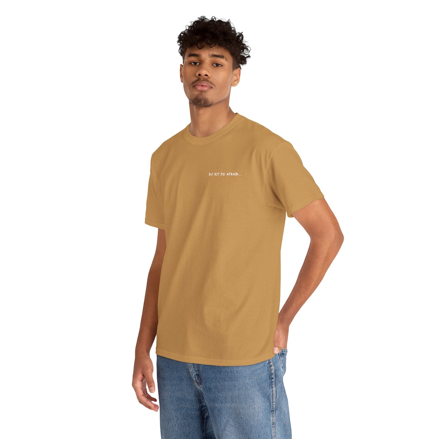 Unisex Heavy Cotton Tee - 'Do Not Be Afraid'