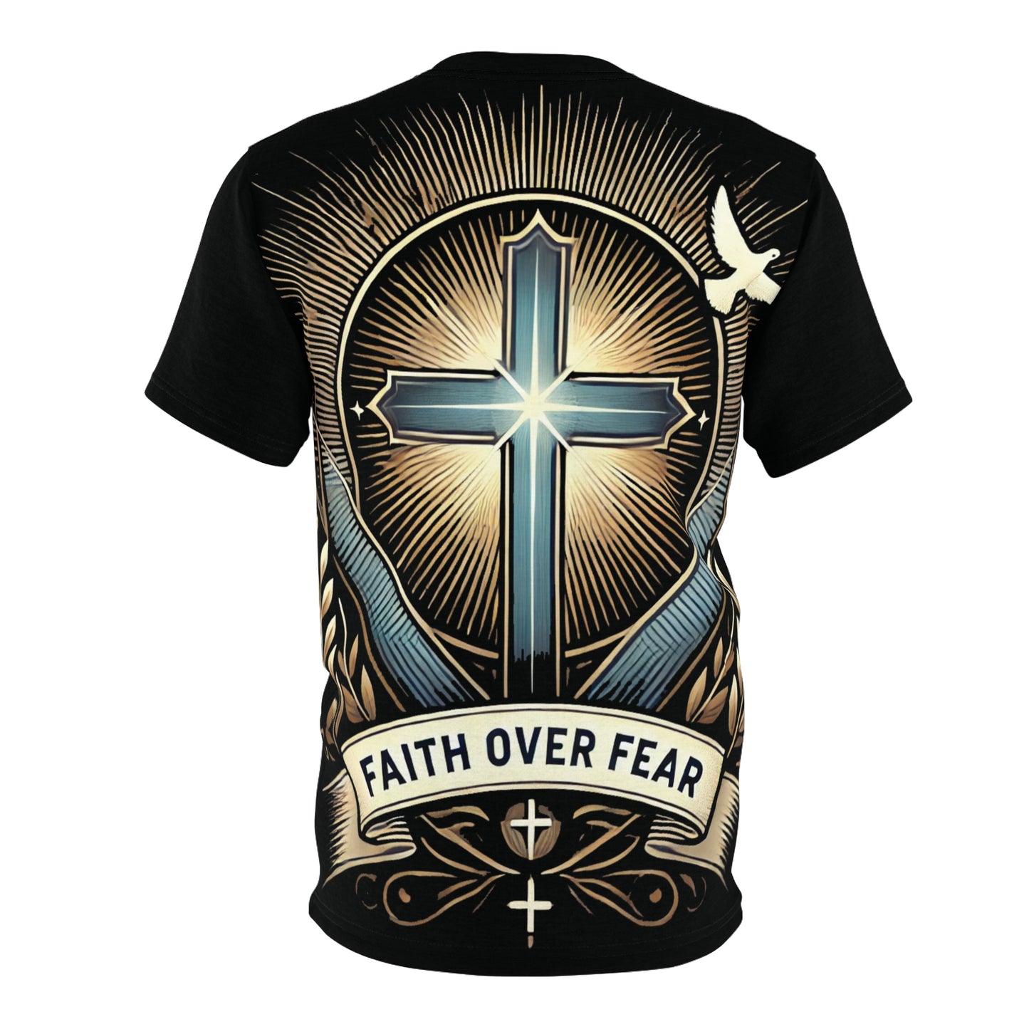 Cut & Sew Tee - Faith over fear Made in USA