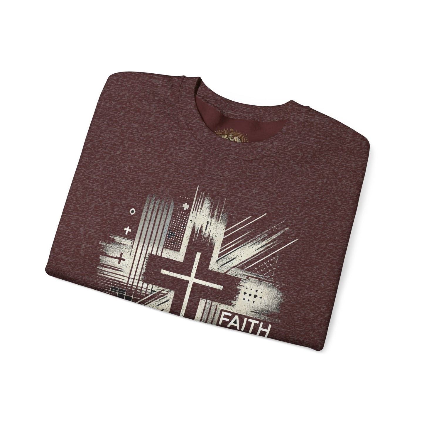 Jesus Graphic Crewneck Sweatshirt for Faith Enthusiasts