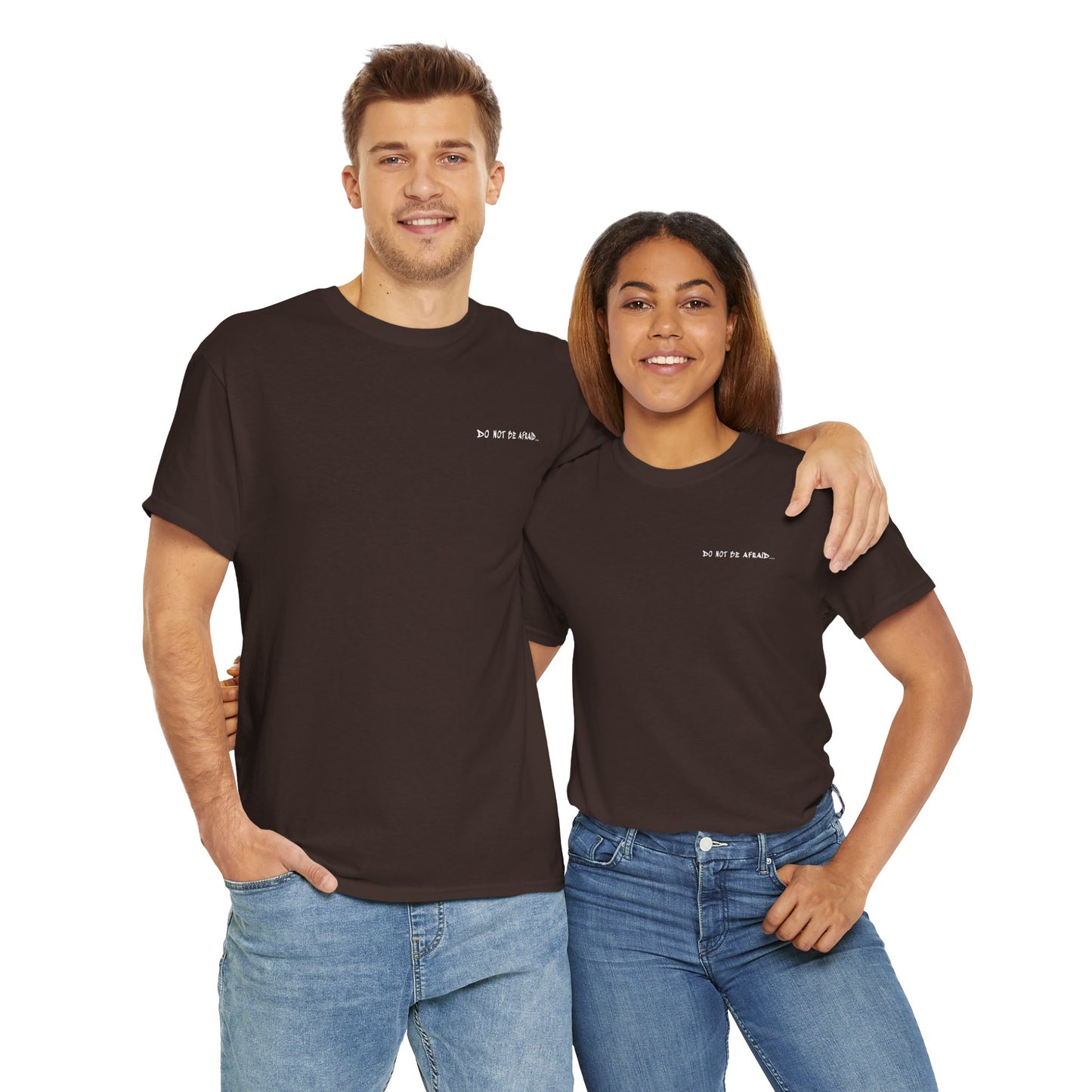 Unisex Heavy Cotton Tee - 'Do Not Be Afraid'
