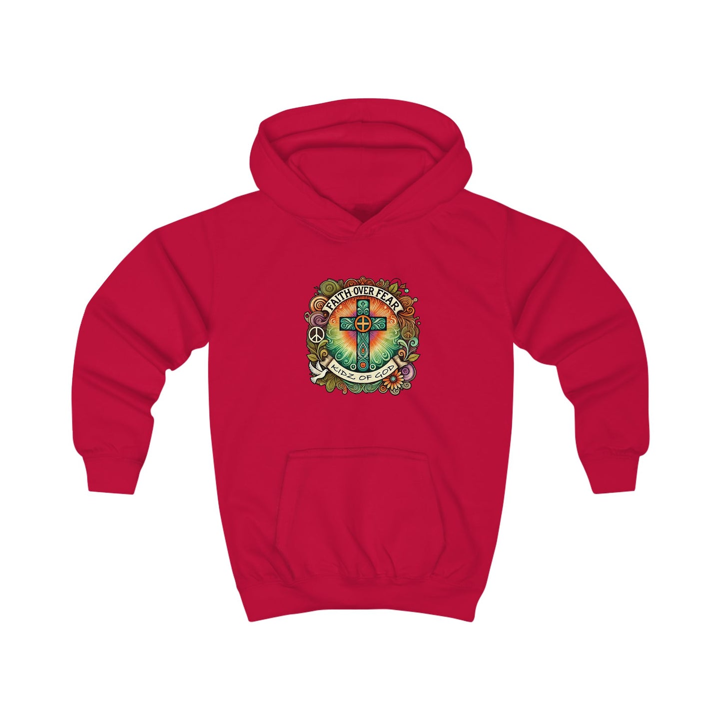 Kids Hoodie - Youth Faith Based Company Mission - KIDZOFGOD com