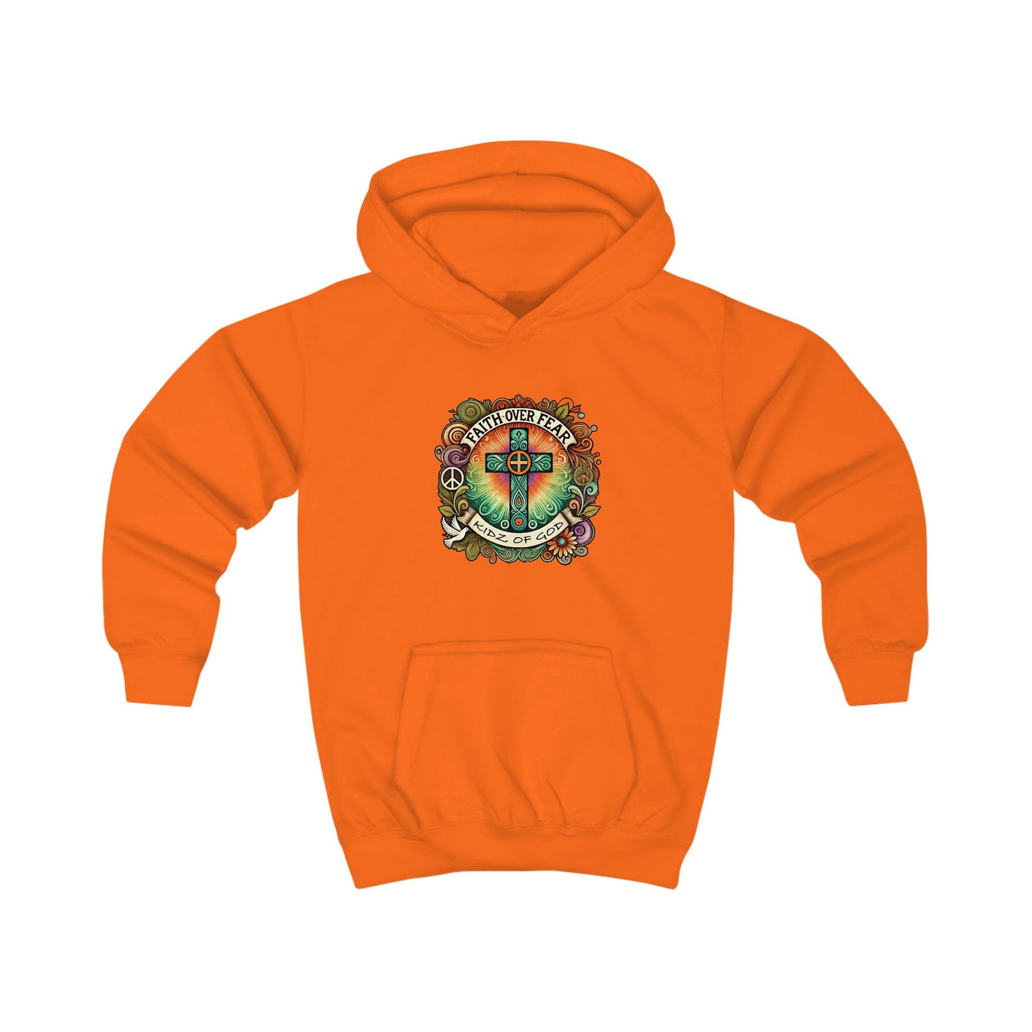 Kids Hoodie - Youth Faith Based Company Mission - KIDZOFGOD com