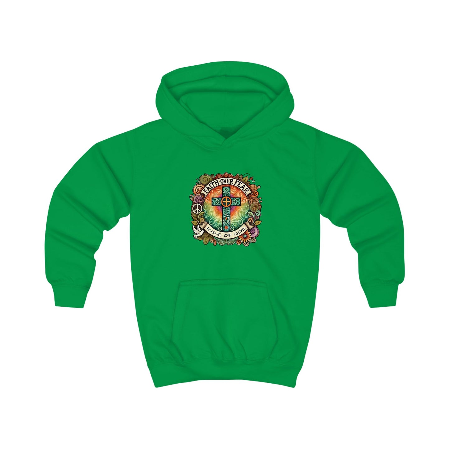 Kids Hoodie - Youth Faith Based Company Mission - KIDZOFGOD com