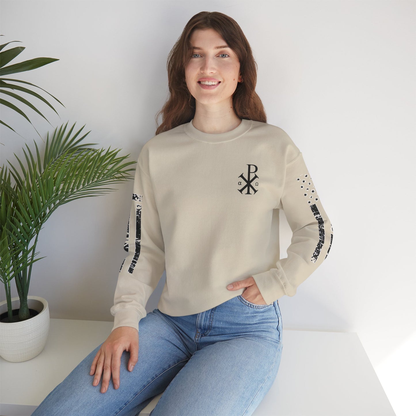 Faith & Freedom Heavy Blend Crewneck Sweatshirt