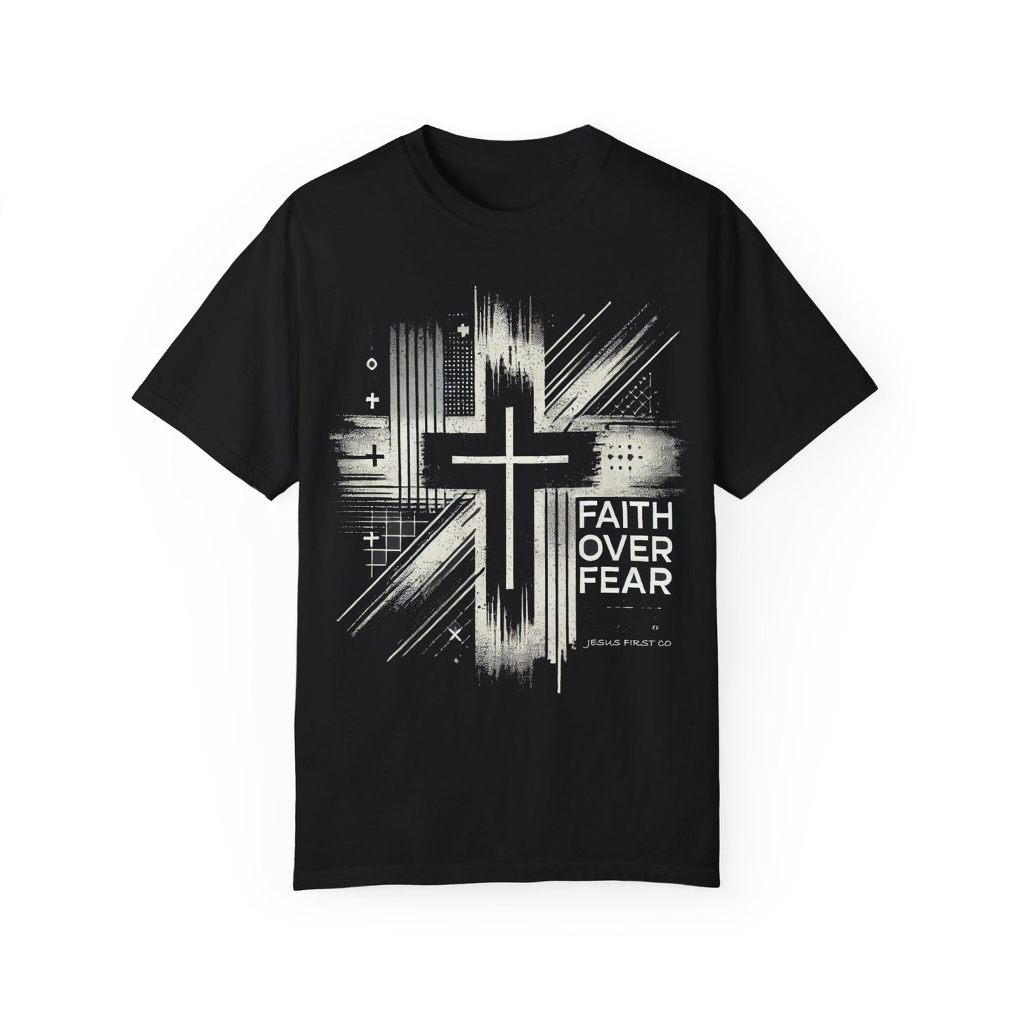 Faith Over Fear Unisex Garment-Dyed T-Shirt