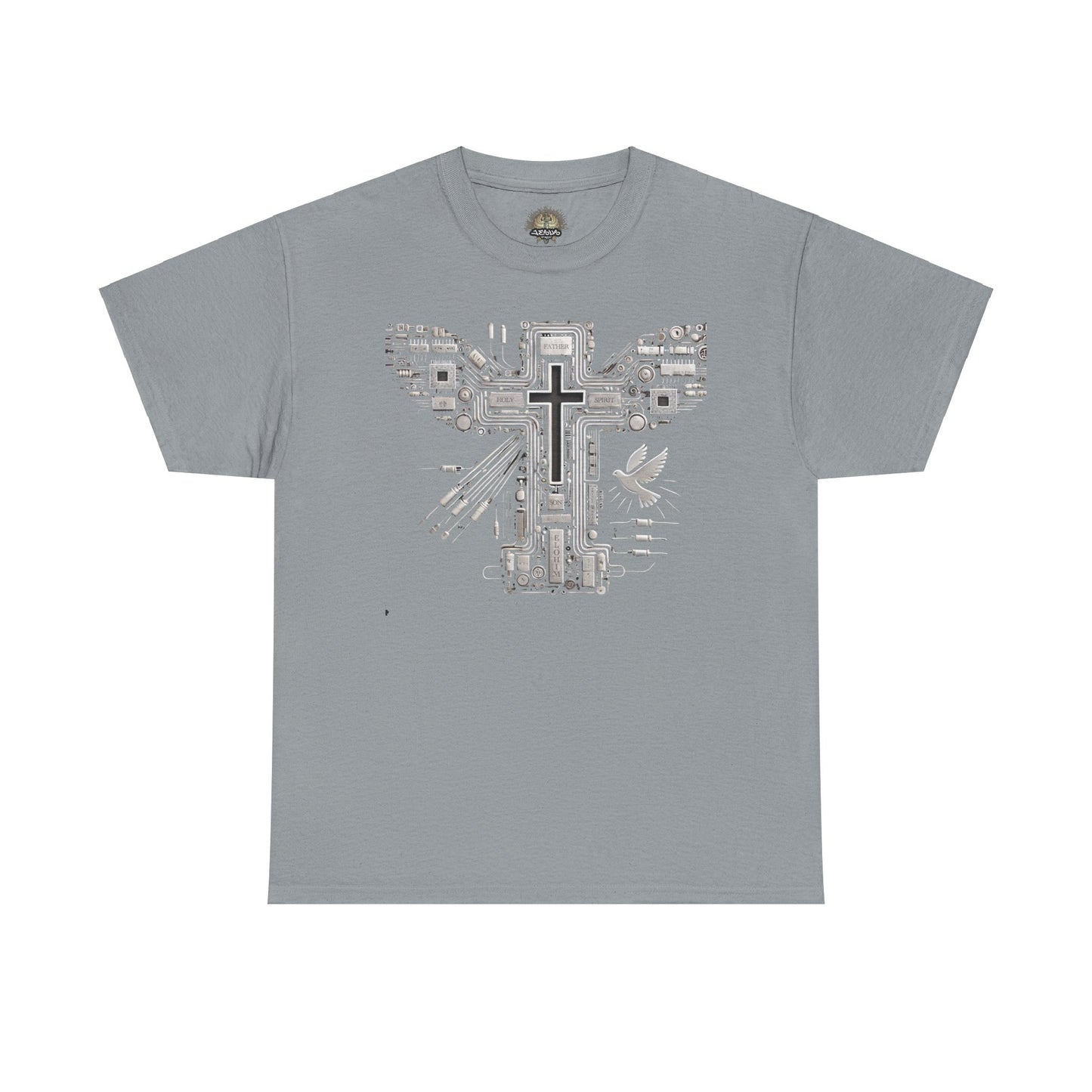 Unisex Heavy Cotton Tee - Circuit Cross