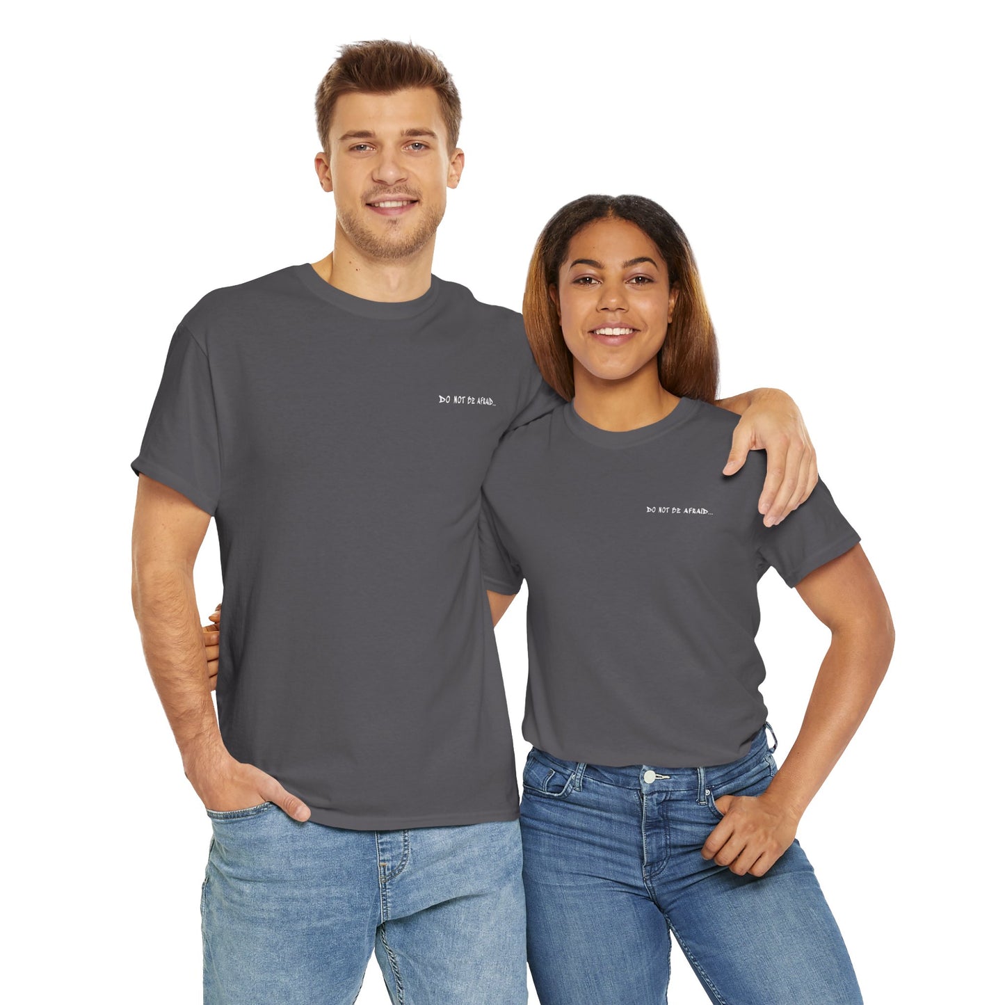 Unisex Heavy Cotton Tee - 'Do Not Be Afraid'