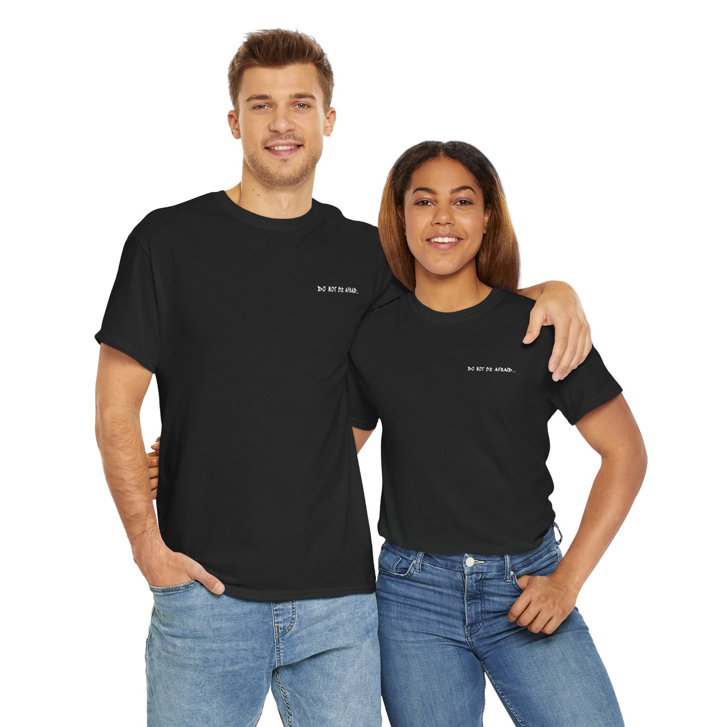 Unisex Heavy Cotton Tee - 'Do Not Be Afraid'