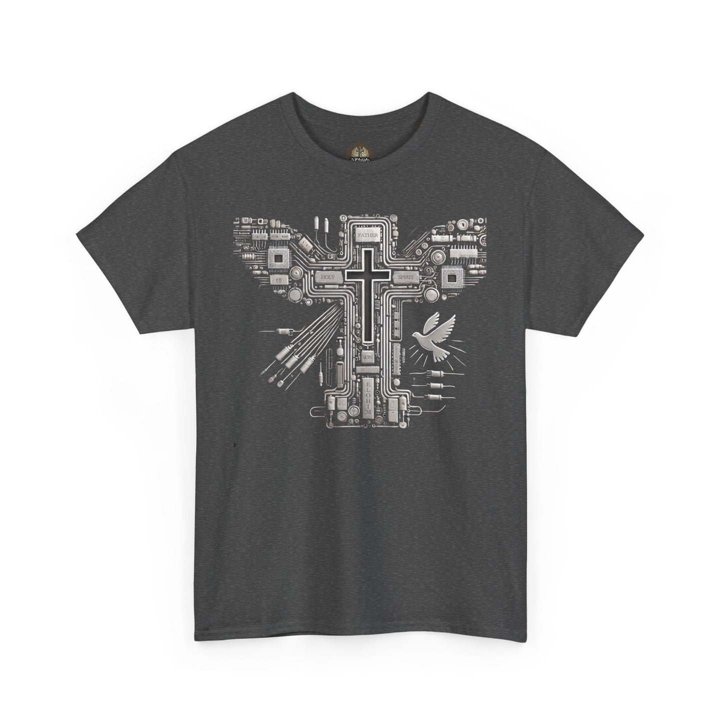 Unisex Heavy Cotton Tee - Circuit Cross