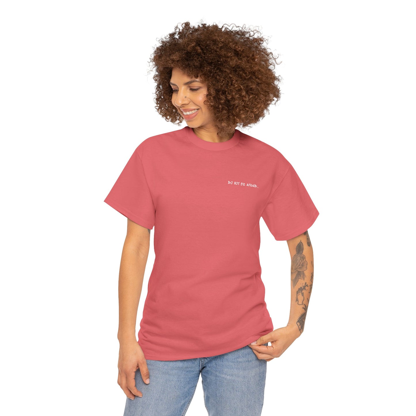 Unisex Heavy Cotton Tee - 'Do Not Be Afraid'