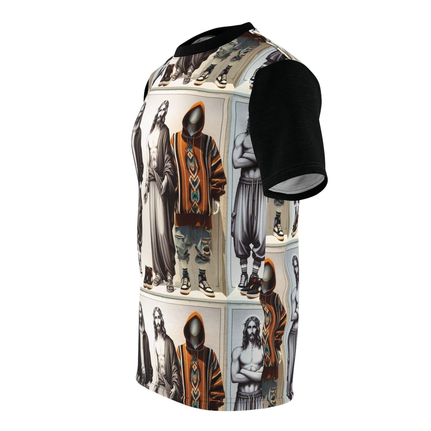Street Jesus Unisex Cut & Sew Tee - Unique Graphic Design for Trendsetters