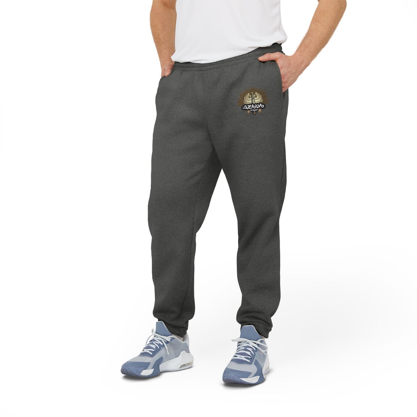 Cozy Adidas Unisex Fleece Joggers with Unique Design