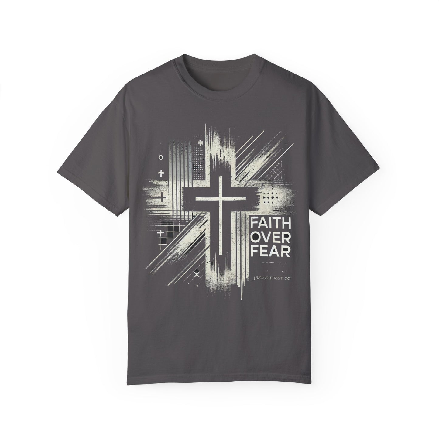 Faith Over Fear Unisex Garment-Dyed T-Shirt