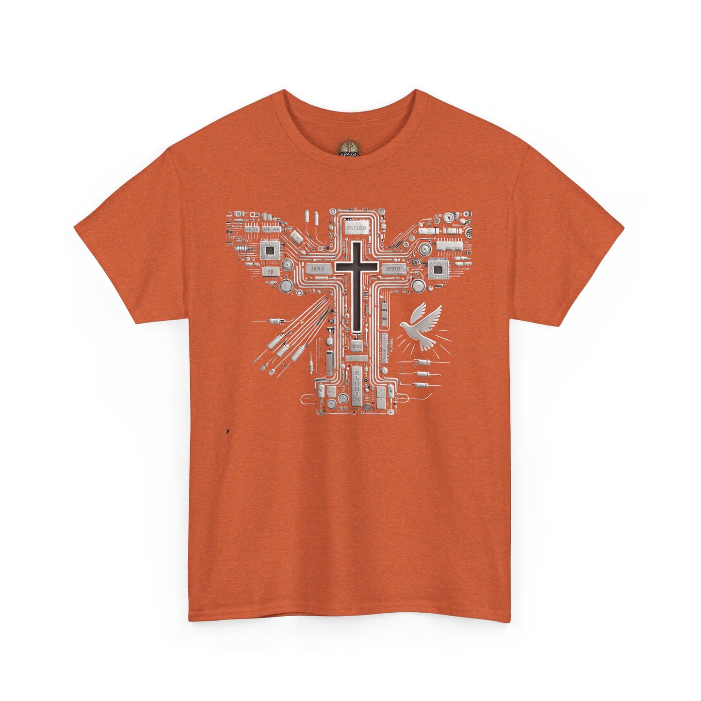 Unisex Heavy Cotton Tee - Circuit Cross