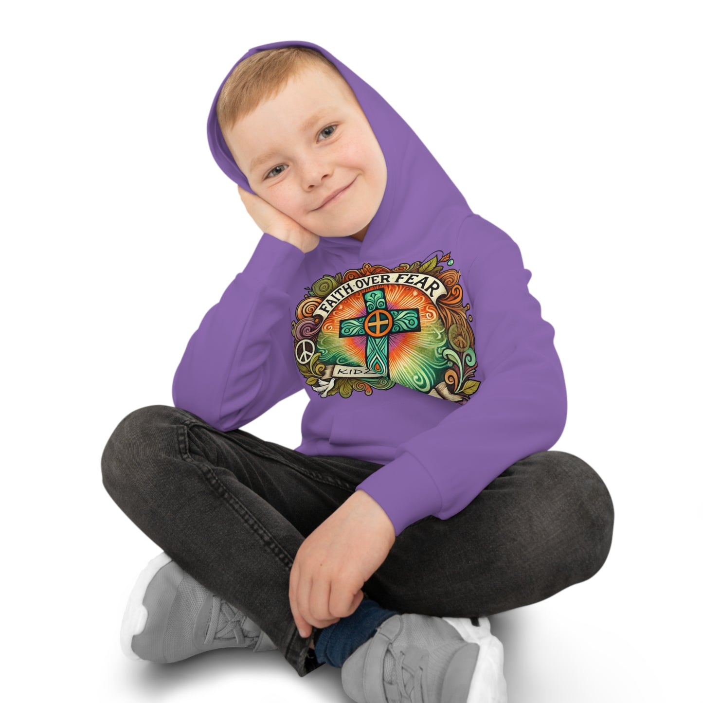 Faith over Fear Children's Hoodie