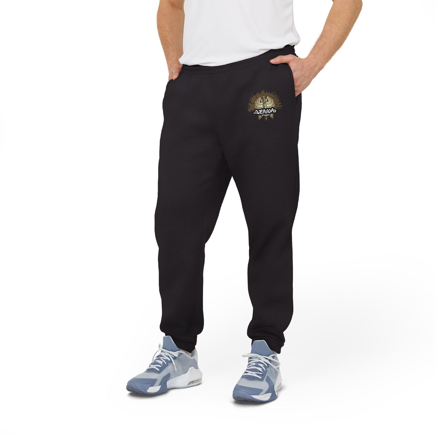 Cozy Adidas Unisex Fleece Joggers with Unique Design